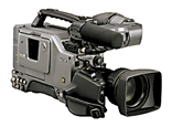 We use Sony DVCam equipment, like this DSR300 camera.